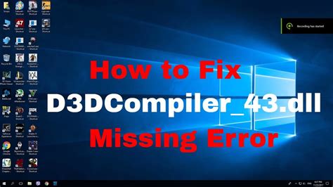 d3dcompiler 43 dll windows10.